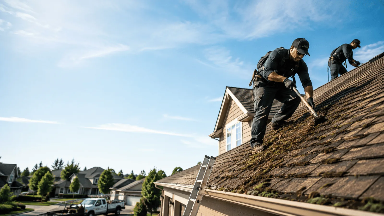 Roof Moss Removal in Byron, IL near me